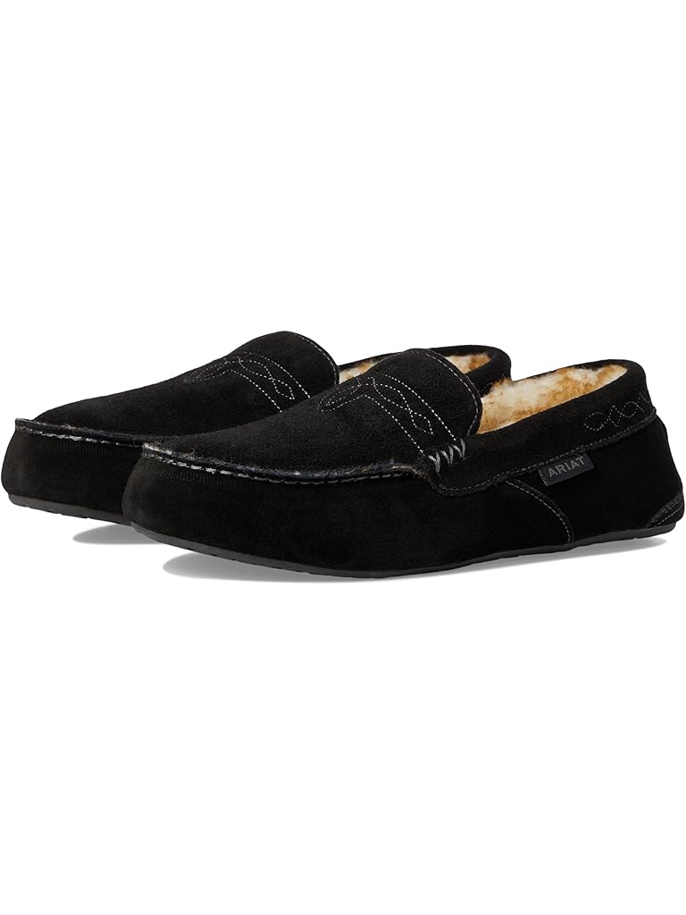 Black Ariat Clayton Moccasin Slipper