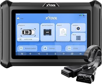 XTOOL D7W OBD2 Scanner with Extension Cable Wireless Ver. of D7/D7S, Bidirectional Scan Tool with 3-Year Updates, ECU C0ding, CAN FD/DoIP, 36+ Resets, Crank Sensor Relearn