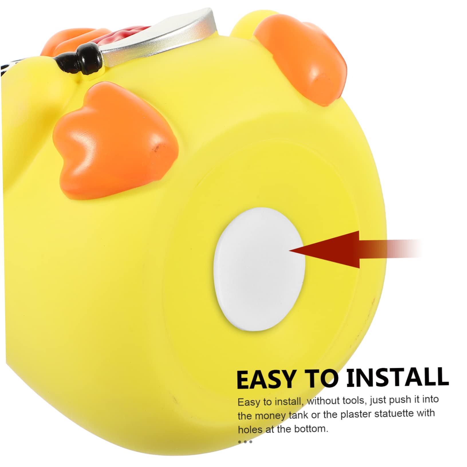 Amazon.co.jp: Mobestech プラスチック製貯金箱の底カバー 40個入 厚手底蓋ストッパー コイン落下防止 シンプル収納用  貯金箱補修備品 : 産業・研究開発用品