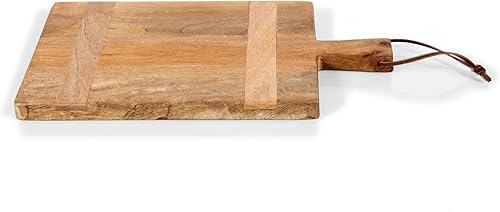 Miniatura 7 de TOSCANA - una marca Picnic Time - Tabla rectangular de charcutería Ravi, plato de madera para servir, tabla de queso, (madera de mango)