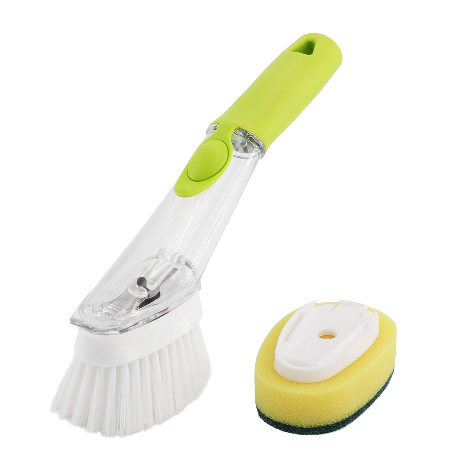 Buy Deep Clean Dish Brush Set Soap Dispensing Dish Brushes Refills 2