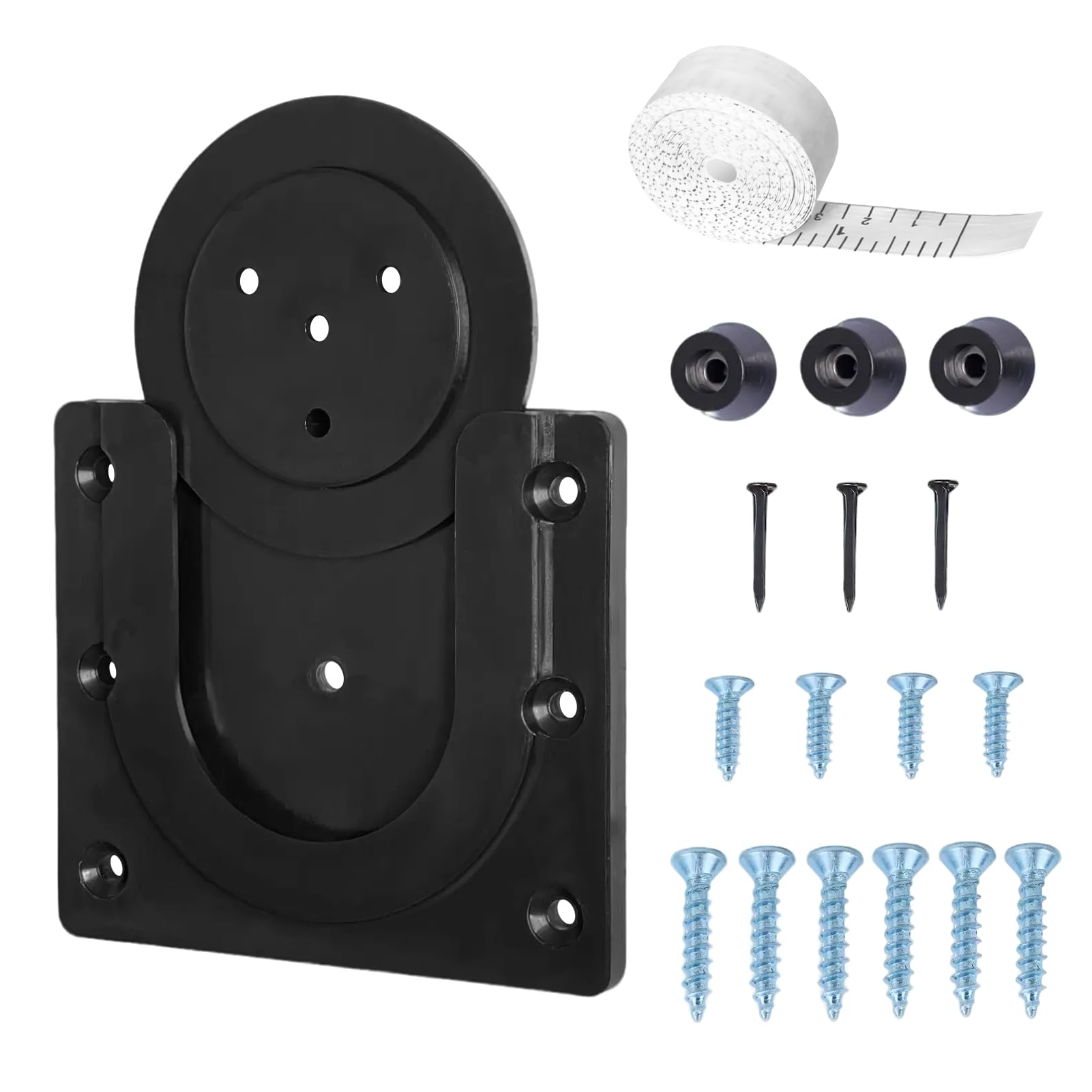 Soporte práctico para objetivos de dardos – Conjunto robusto y versátil para Dardos de varilla de acero, incluye todo el material de montaje necesario – ideal para dardos o clubes