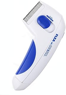FCHMY Cat Comb cat Hair Remover Electric Head lice Comb Dog Brush for Short Hair Cats Products for Pets flea Comb Accessor...