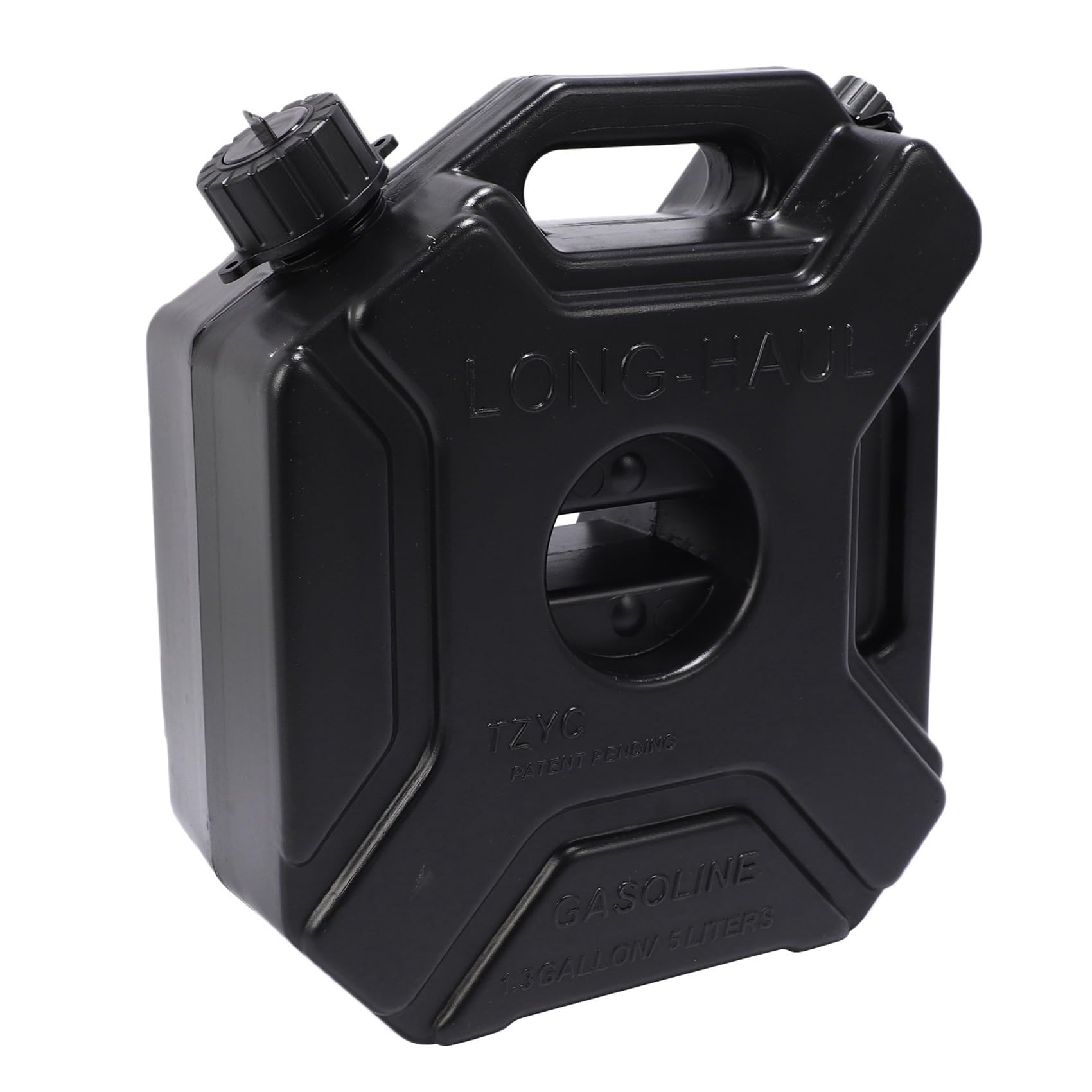 grounds 4X 5L Liter Schwarzer Kraftstoff Tank Können Auto Motorrad Ersatzbenzin Öltank Backup Jerrycan Kraftstoffkrüge Kanister mit Schloss & Schlüssel