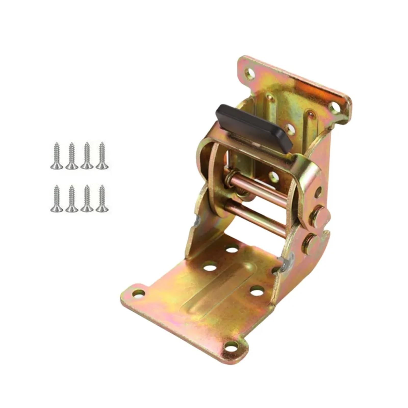 1pcs 0/90/180 Degree Hinges with Screws Furniture Hinges(Gold)