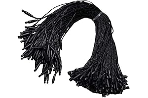 7.5-Inch Nylon Hang Tags with String and Snap Lock Pin