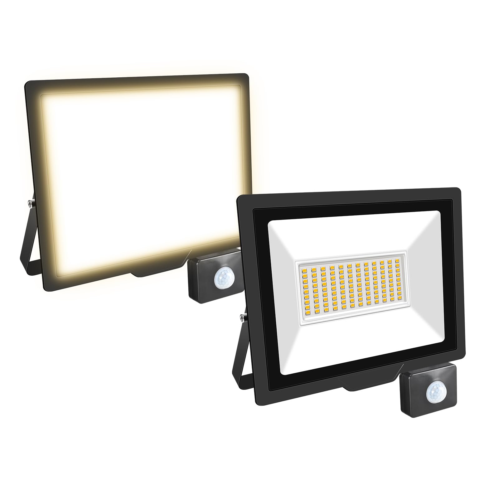 Willpower Projecteur LED Extérieur 75W Spot LED Avec Détecteur de Mouvement