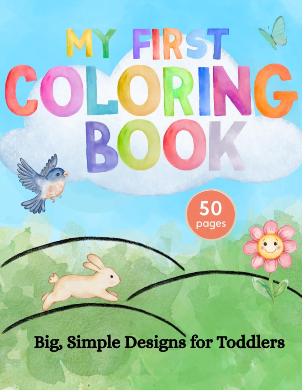 My First Coloring Book: Big, Simple Designs for Toddlers