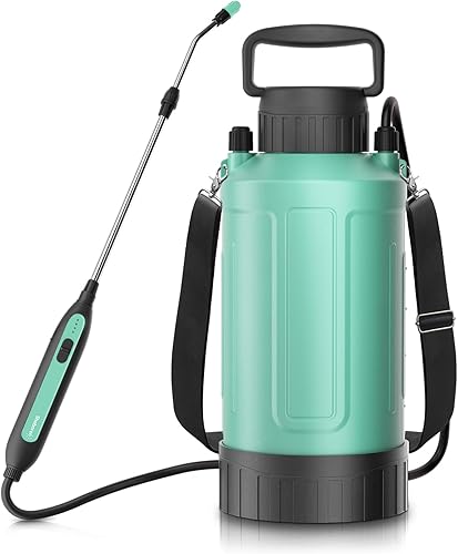 Rociador eléctrico Sheboren Garden Spray de 6L con mango de carga USB, boquilla ajustable con correa para el hombro, pulverizador eléctrico para