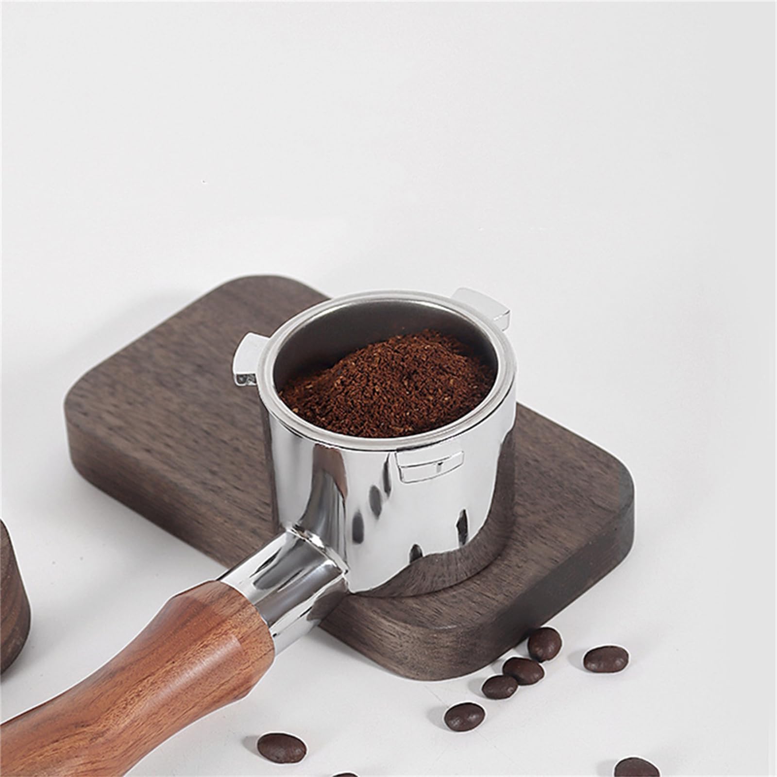 Portafiltro profesional para café espresso con cesta de filtro de 4 tazas, 51 mm, portafiltro sin fondo para EC9335/9665/9155