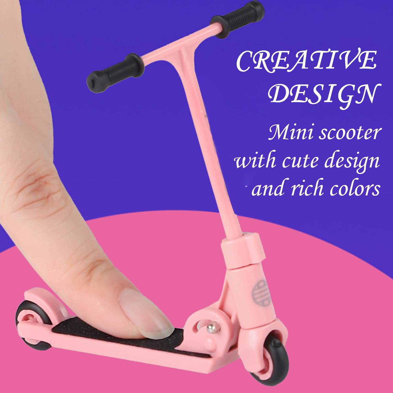 6 Pezzi Finger Roller, Simpatico Giocattolo A Punta di Dito, Giocattolo Creativo, Mini Scooter, Giocattolo per L'Allenamento delle Dita