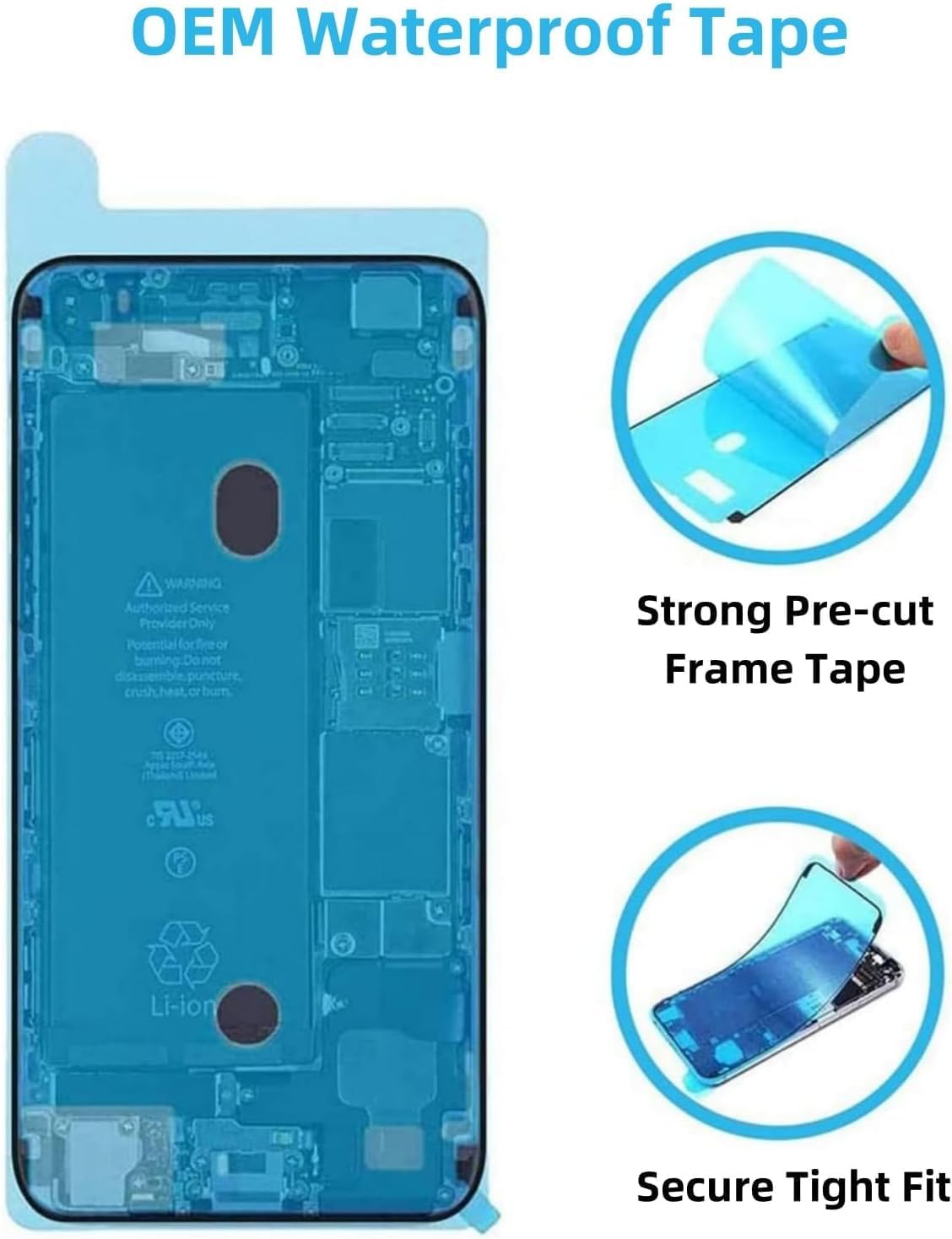 iPhone - 15Pro ブルーチタニウム　バックガラス交換パーツ Amazon.co.jp: 15 Pro バックガラス交換キット プレート&フレックス