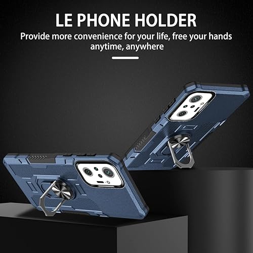 Miniatura 2 de Funda compatible con Xiaomi Redmi Note 10 Pro, a prueba de golpes, compatible con Xiaomi Redmi Note 10 Pro, funda protectora 2 en 1 soporte de