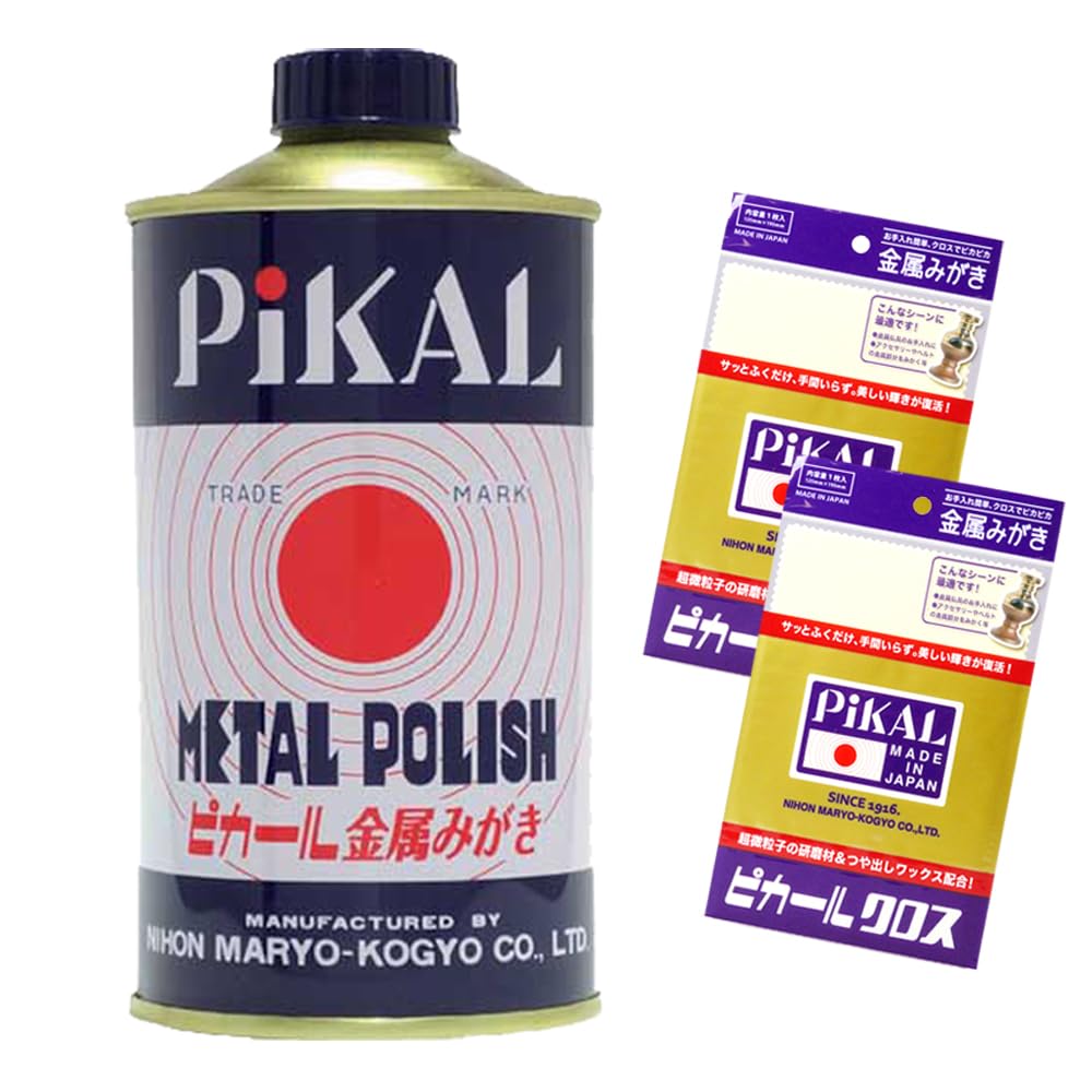 ♡ピカール♡様用です°・*:.。.☆ Amazon.co.jp: ピカール液1缶（300g） 金属磨き ピカールクロス 2枚