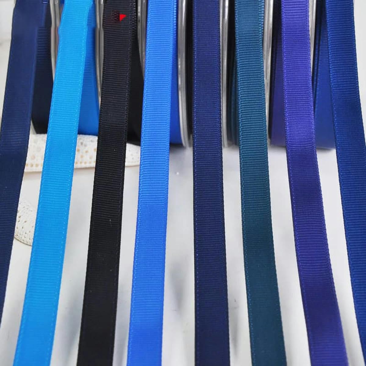 Cinta de grogrén sólida de 6, 9, 13, 16, 19 y 22 mm, 100 yardas, azul y morado, para envolver vestidos, decoración, bricolaje, Ultra Biolet 467, 22 mm