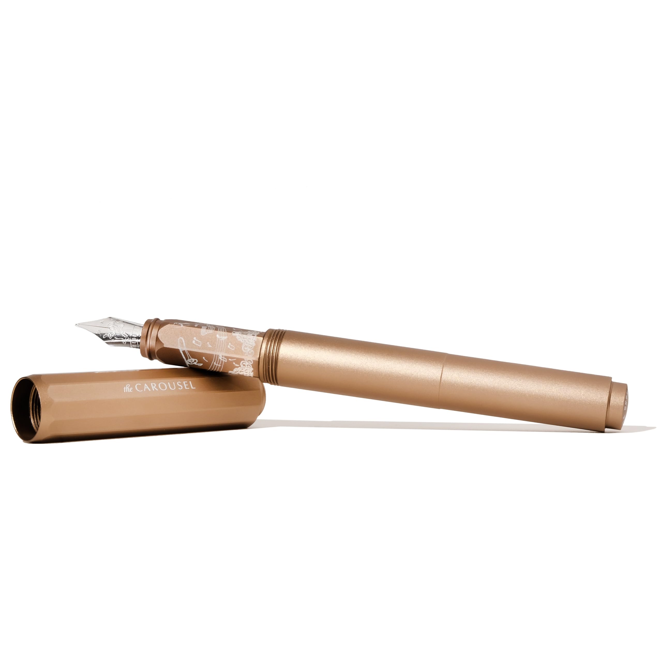 Ferris Wheel Press , Aluminum Carousel Fountain Pen, Terracotta Canyon, Aircraft grade aluminum body - Image 3