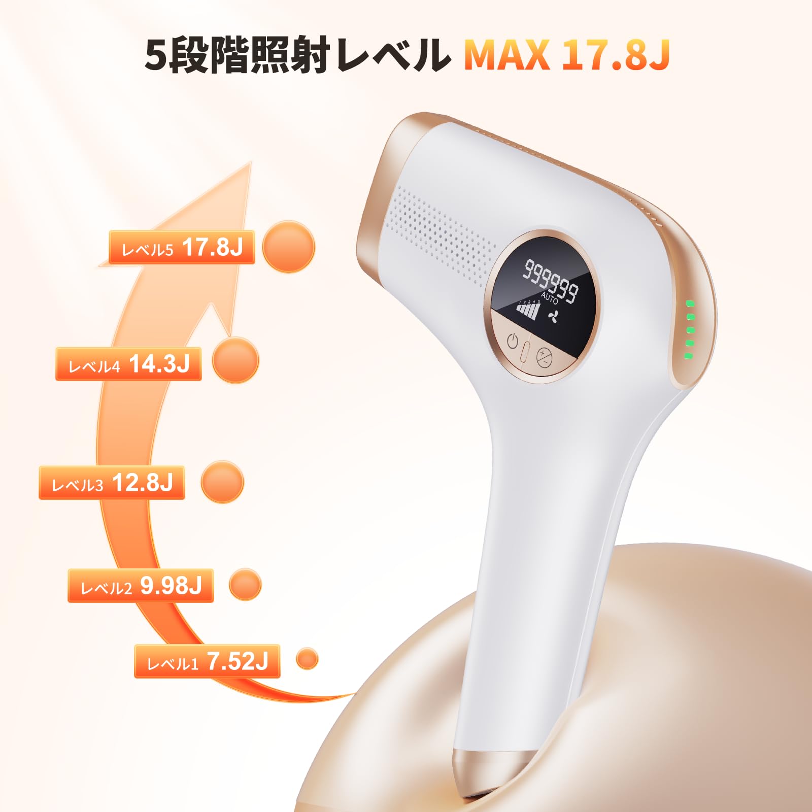 レーザー脱毛器 999988回使用可能 脱毛器 レーザー脱毛器 999988回使用