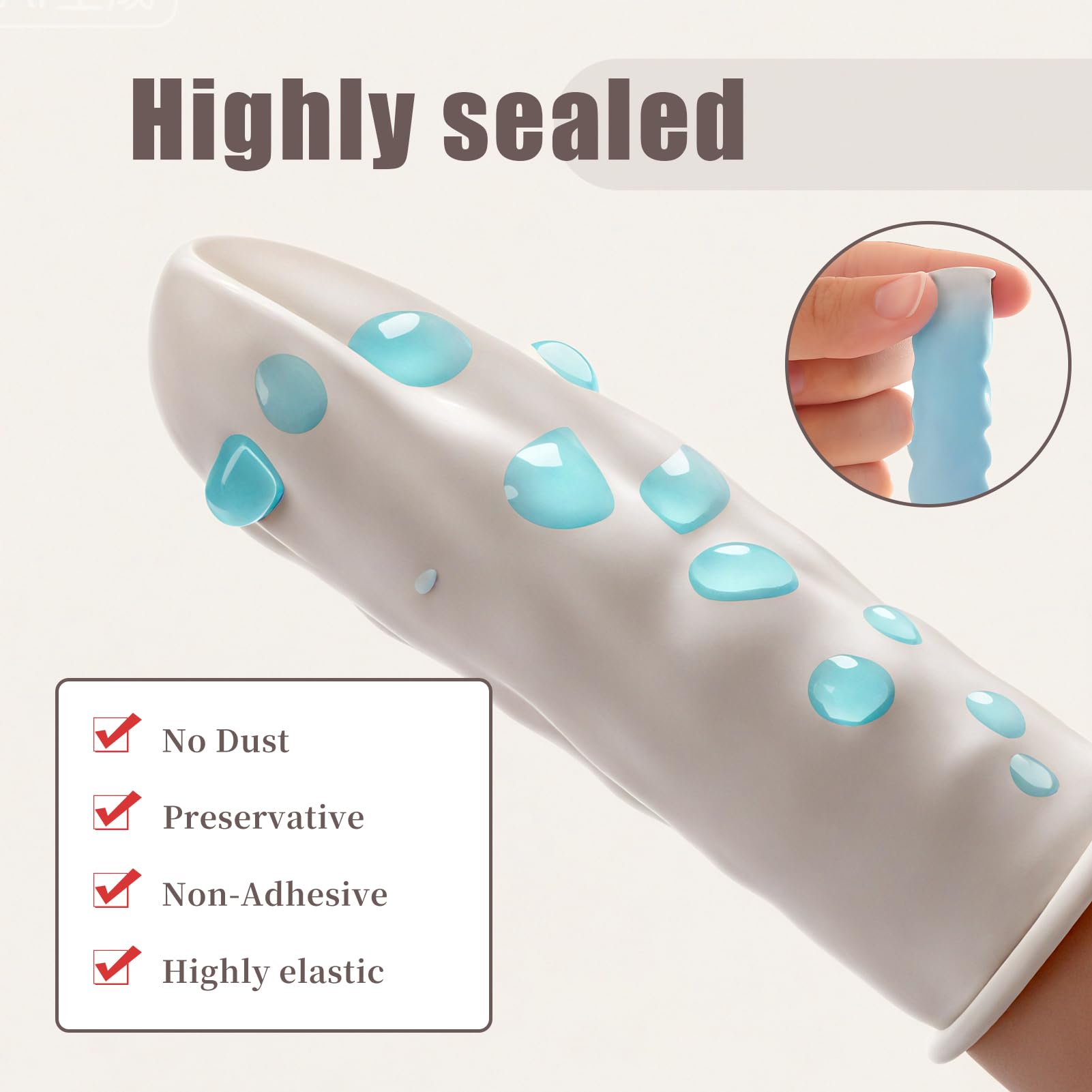 200pcs Doigtiers en Latex, doigts en gel Cots, Doigts de Protection contre les blessures aux Doigts, Doigts imperméables pour Tatouage pour Doigt Blessé,Doigt Fissuré,Nail Art, Anti-statique (Blanc)