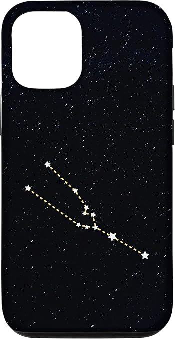 iPhone 12/12 Pro Taurus Constellation Night Stars Zodiac Sign Design Case