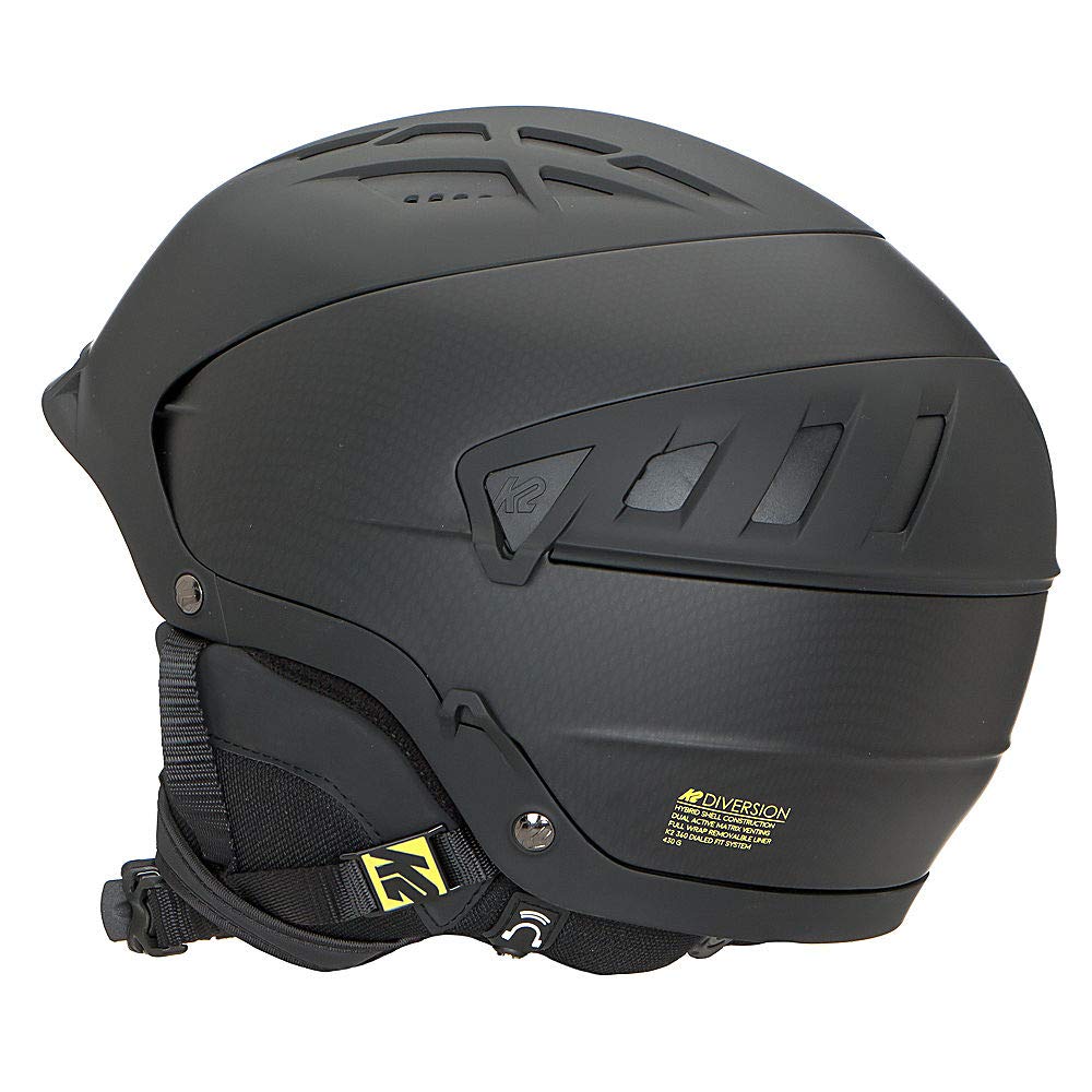 K2 Kask narciarski, uniseks, kask DIVERSION, czarny, M (55-59 cm)