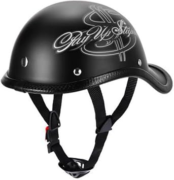Half Helmet Motorcycle Men Baseball Cap Motorcycle Half Helmet Adult Half Helmet DOT Approved Moped Helmet Ideal for Motorcycles and BicyclesSize 57-62cm