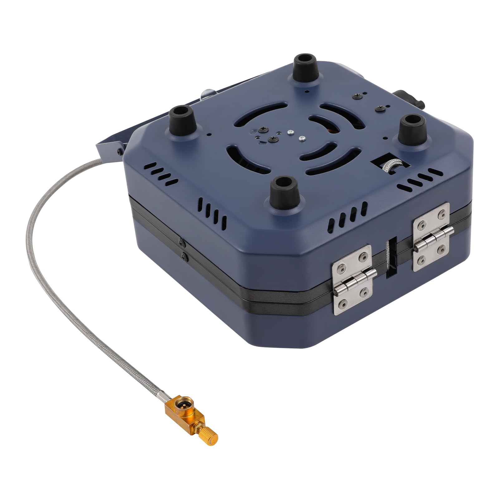 Camping Kocher, 2-Flammig Campingkocher Gas Faltbar, 2,3+2,3 KW Gaskocher Camping mit Zünder & Gasschlauch für Outdoor BBQ, Gartenparty, Butan