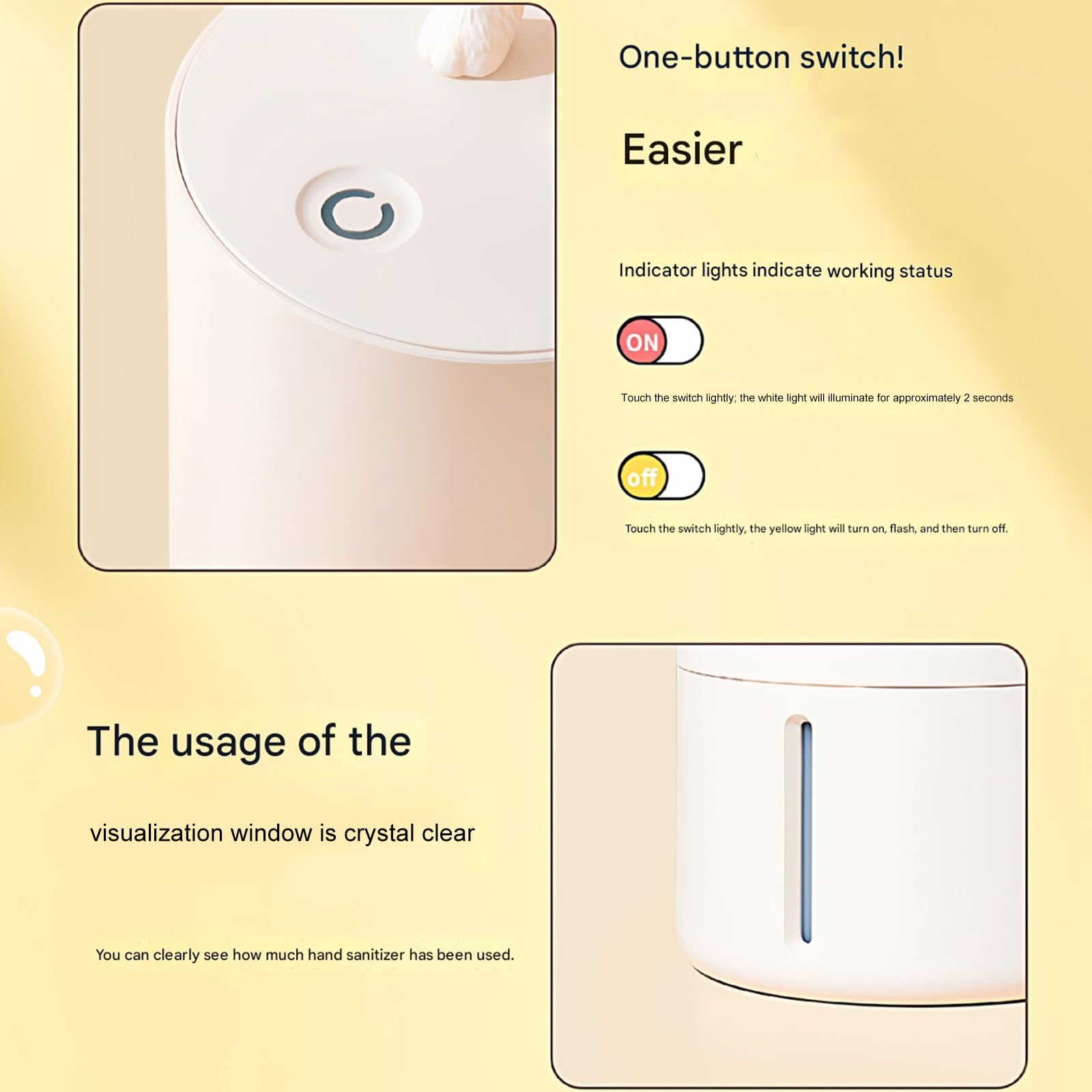 Dispensador de jabón automático impermeable con sensores, dispensador de jabón eléctrico inteligente para el cuerpo
