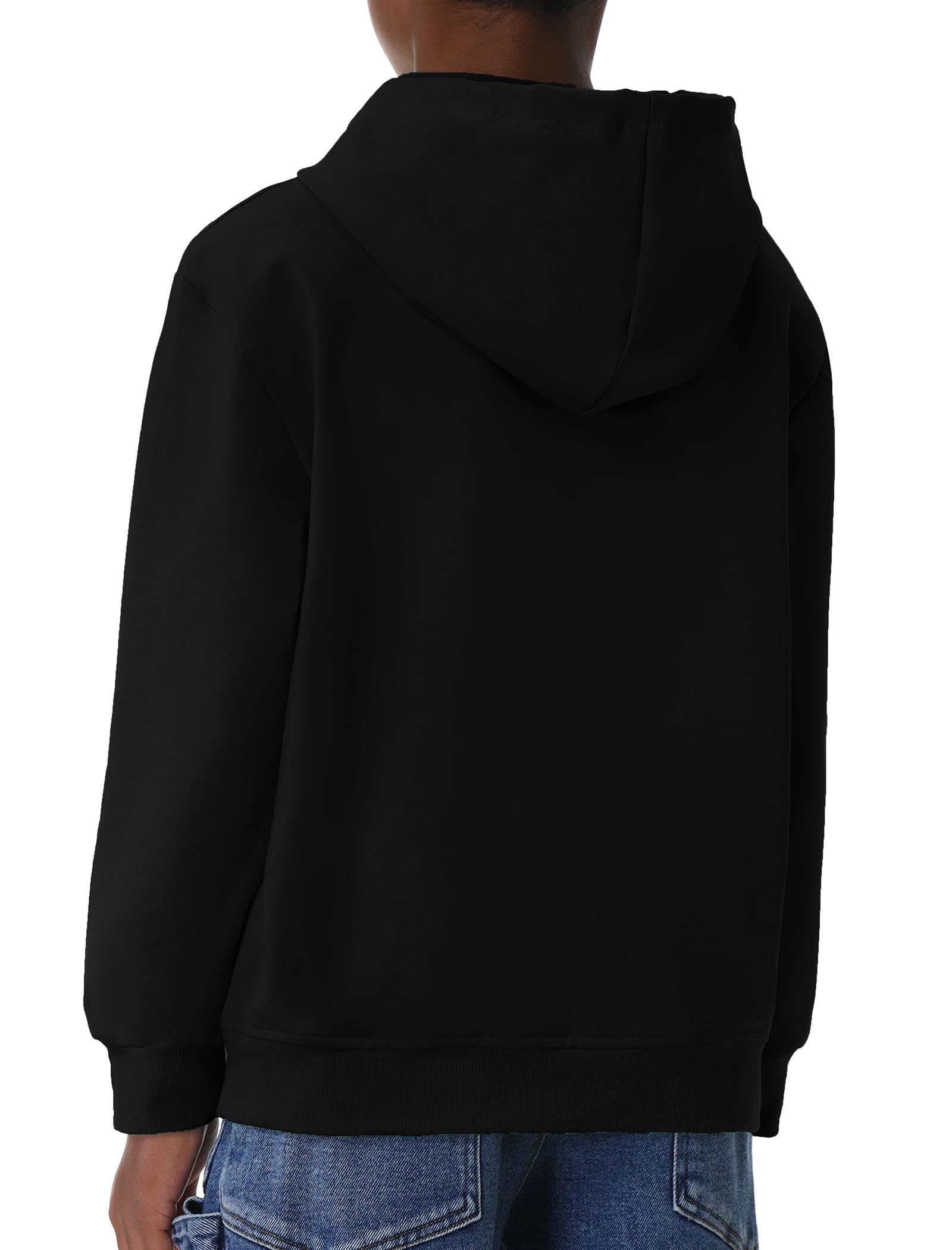 EXARUS Confezione da 3 felpa con cappuccio per ragazzi con stampa di lettere felpa con cappuccio per bambini pullover con grafica a maniche lunghe per adolescenti casual scuola 6-14 anni