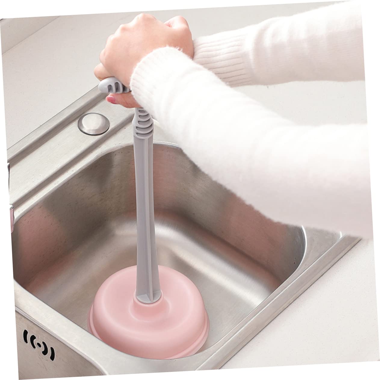 DOITOOL 2pezzi Bastoncini di Aspirazione per WC Soluzioni per Intasare WC Sturalavandini Ventosa per Casa Prodotti per Pulizia delle Fognature