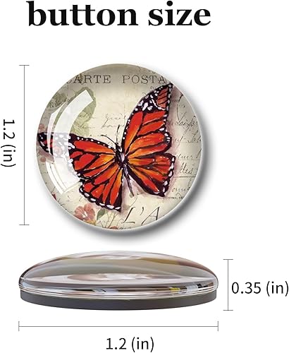 Miniatura 6 de 12 calcomanías magnéticas fuertes de vidrio para nevera, imanes de cristal para nevera, imanes fuertes para nevera, cocina, gabinete, lavavajillas,