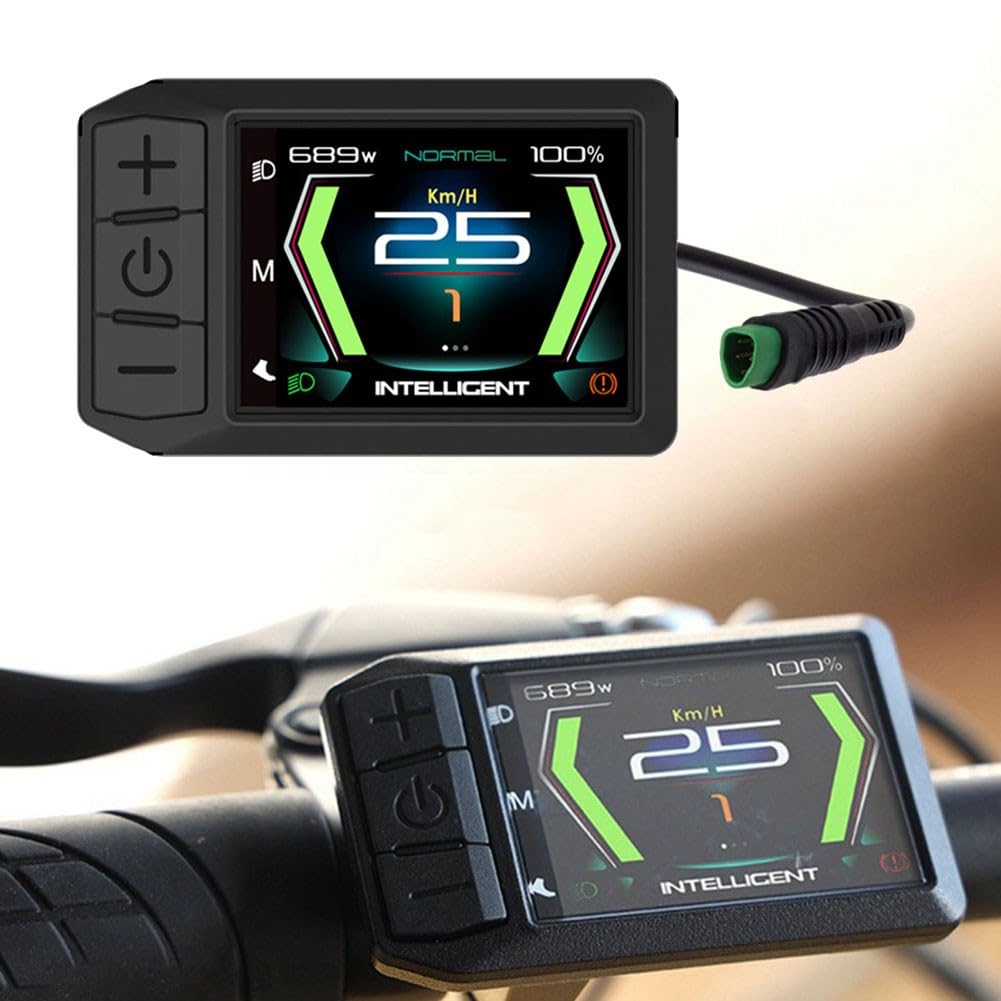 Display per Bici, Bicicletta elettrica LCD 600C Display per Motori per Bafang M510 per M600 M500 Diametro Ruota velocità Can Protocollo