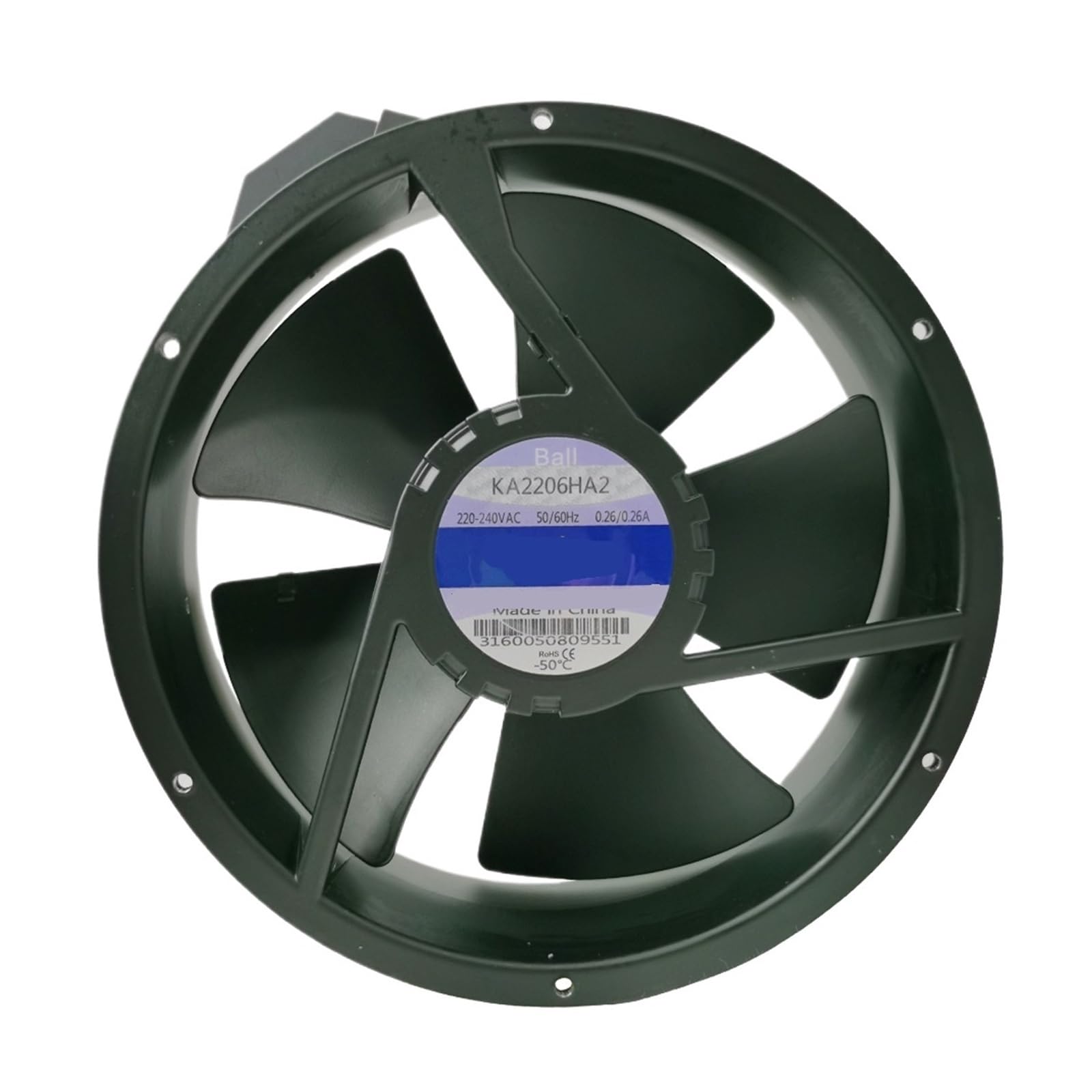 LZIKKGKI KA2206HA2 230V 0.18/0.25A 22060 IP55 Cooling Fan 220X220X60MM AC cooling fan