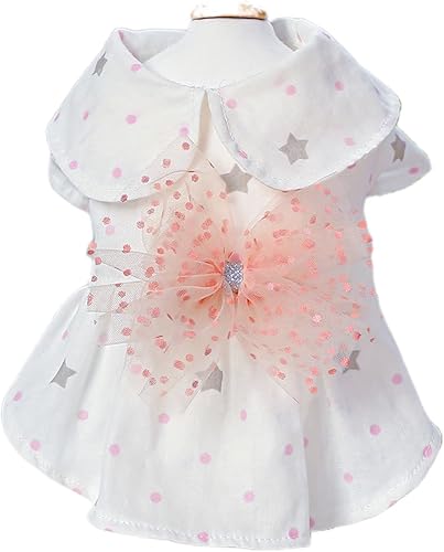 Miniatura 6 de Vestido de girasol para perro, vestidos de flores para perros, falda para cachorros, vestido para mascotas, ropa para gatos