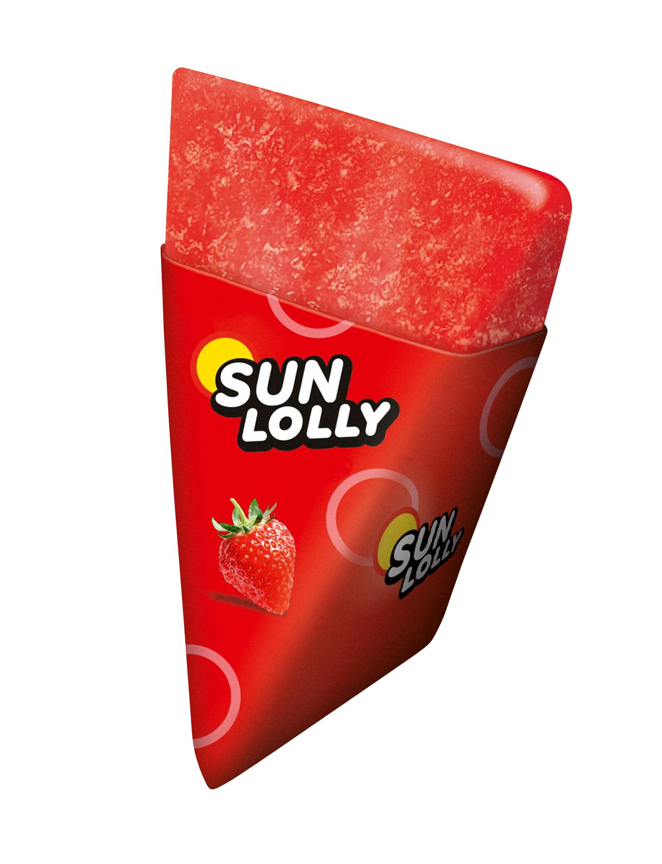 Sun Lolly Wassereis Erdbeere 12er Vorratspack 12 x 480ml Mit Fruchtsaft
