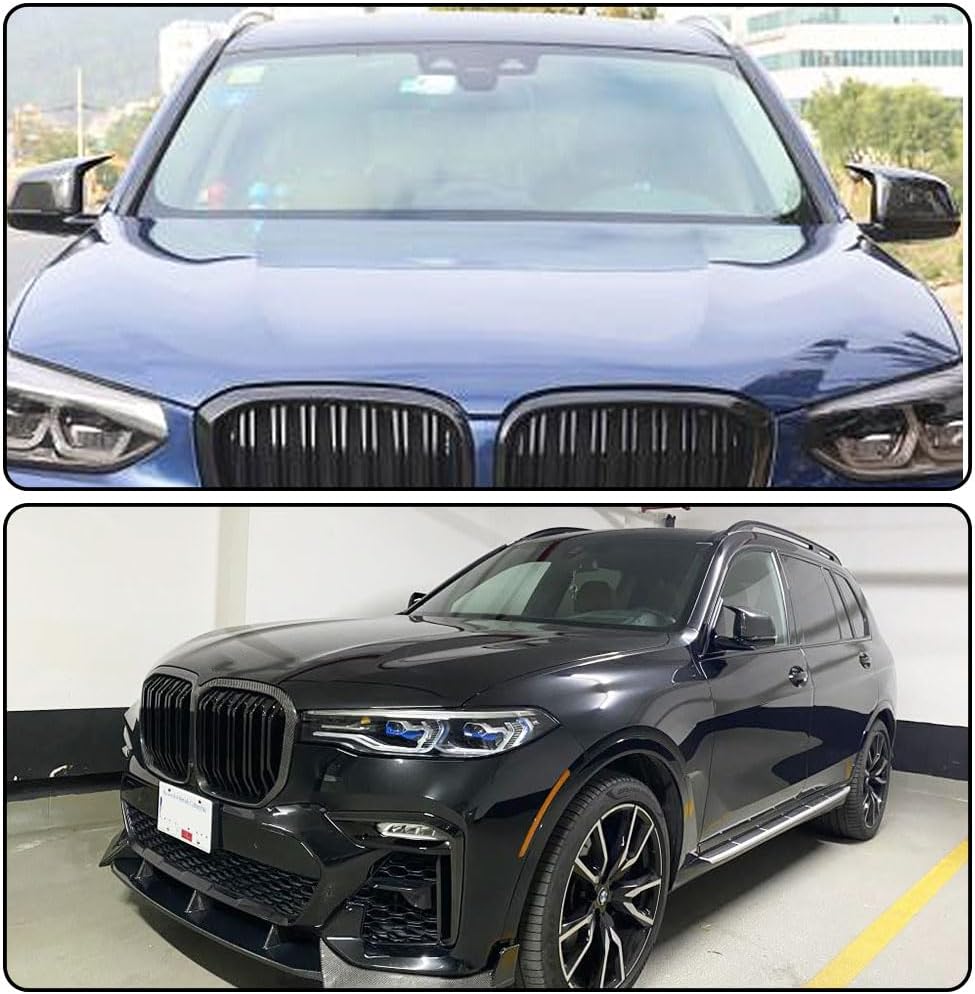 Mirror Cover fits for BMW X3 G01 X4 G02 X5 G05 X6 G06 X7 G07 SUV 2019UP Replacement Side Rearview Mirror Caps Car Exterior Outside Shell Factory Outlet (Carbon Fiber)