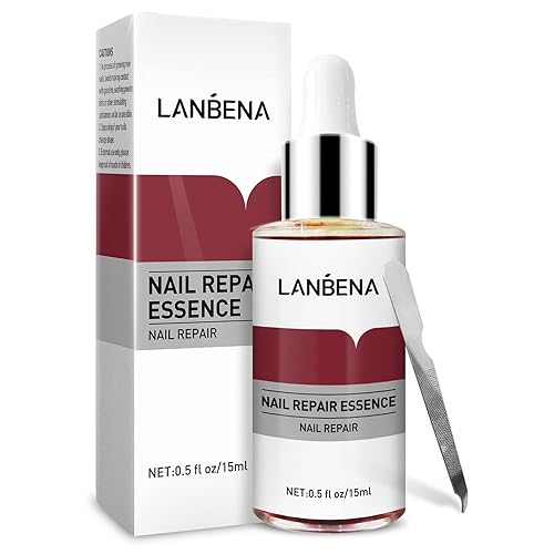 LANBENA Esencia de reparación de uñas, esencia de reparación de uñas, reparación de uñas para uñas dañadas, protege las uñas de daños en las uñas de