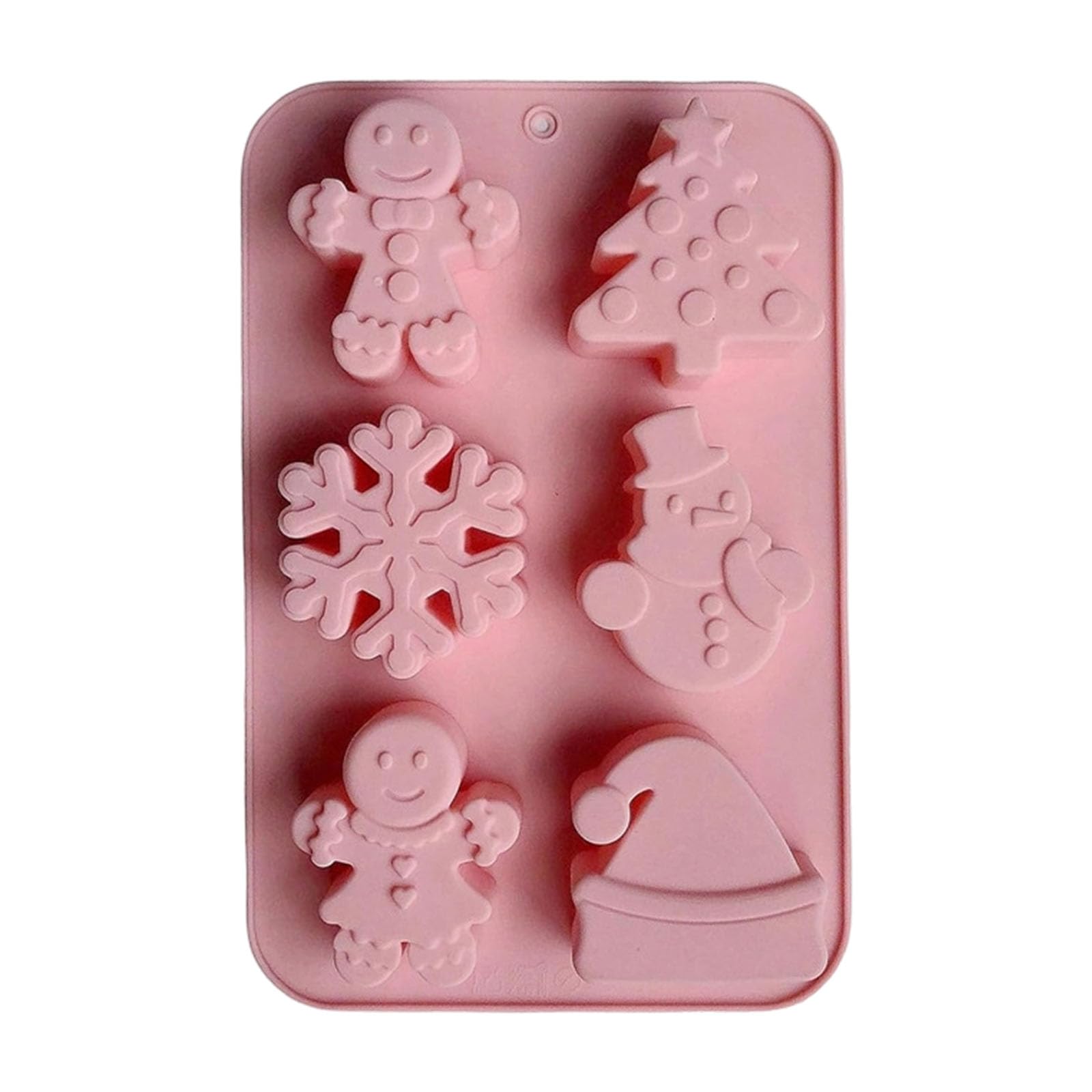 Tfaoys D Christmas Silicones Baking Molds For Chocolate Candy Making With Festives Holiday Esigns An Flexible Nonstick Esign Silicones Christmas Molds