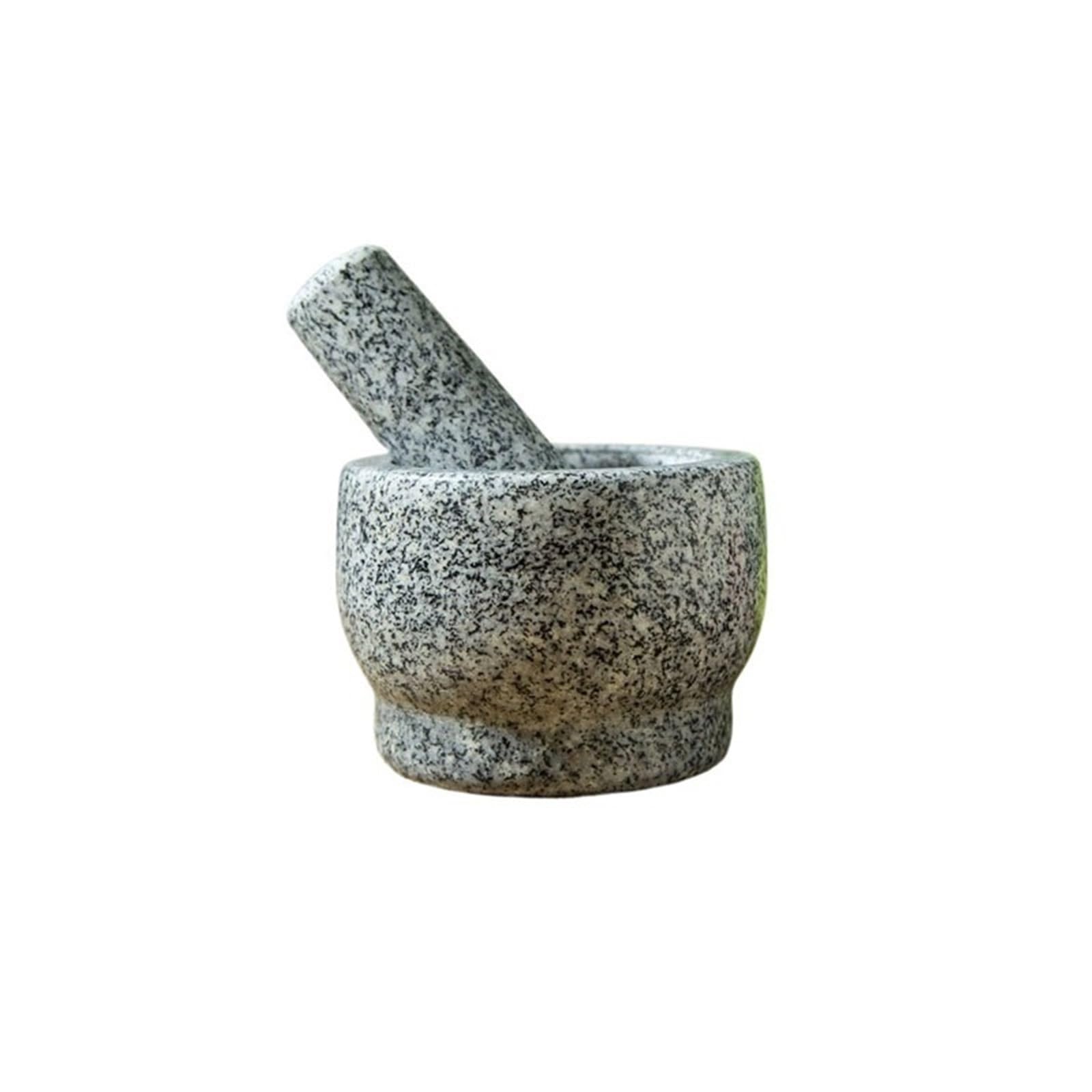 Frottements Ensemble mortier et pilon en granit lourd non poli for des performances améliorées