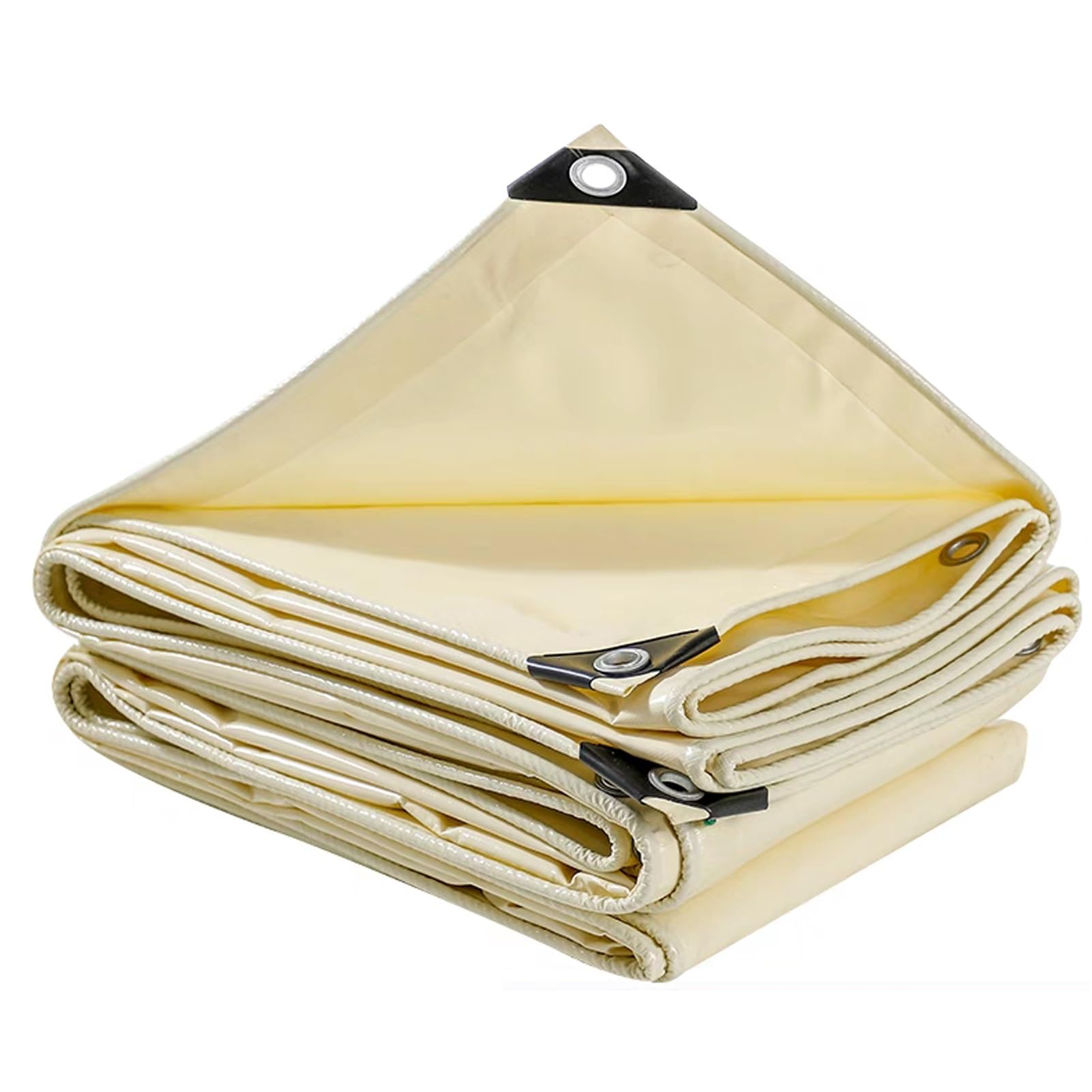 Lona de PVC beige impermeable en formato de 1x2 metros para exterior