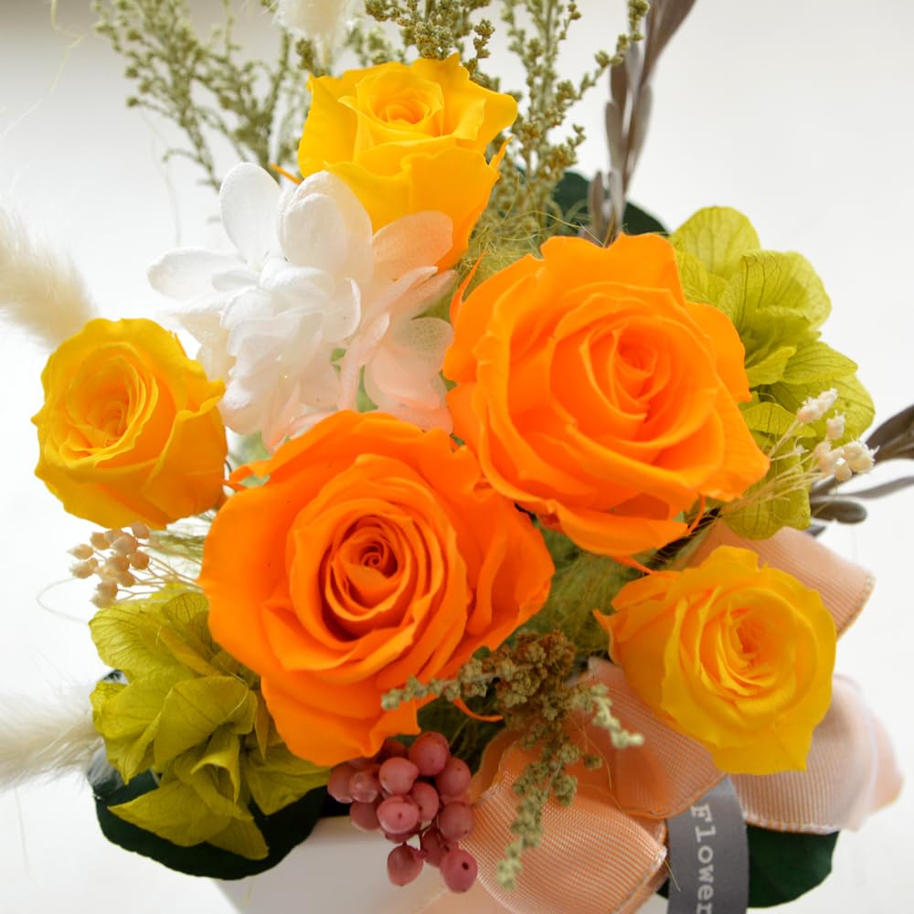 Amazon｜ほんのり香る100%プリザーブドフラワーアレンジ [アロマピュア