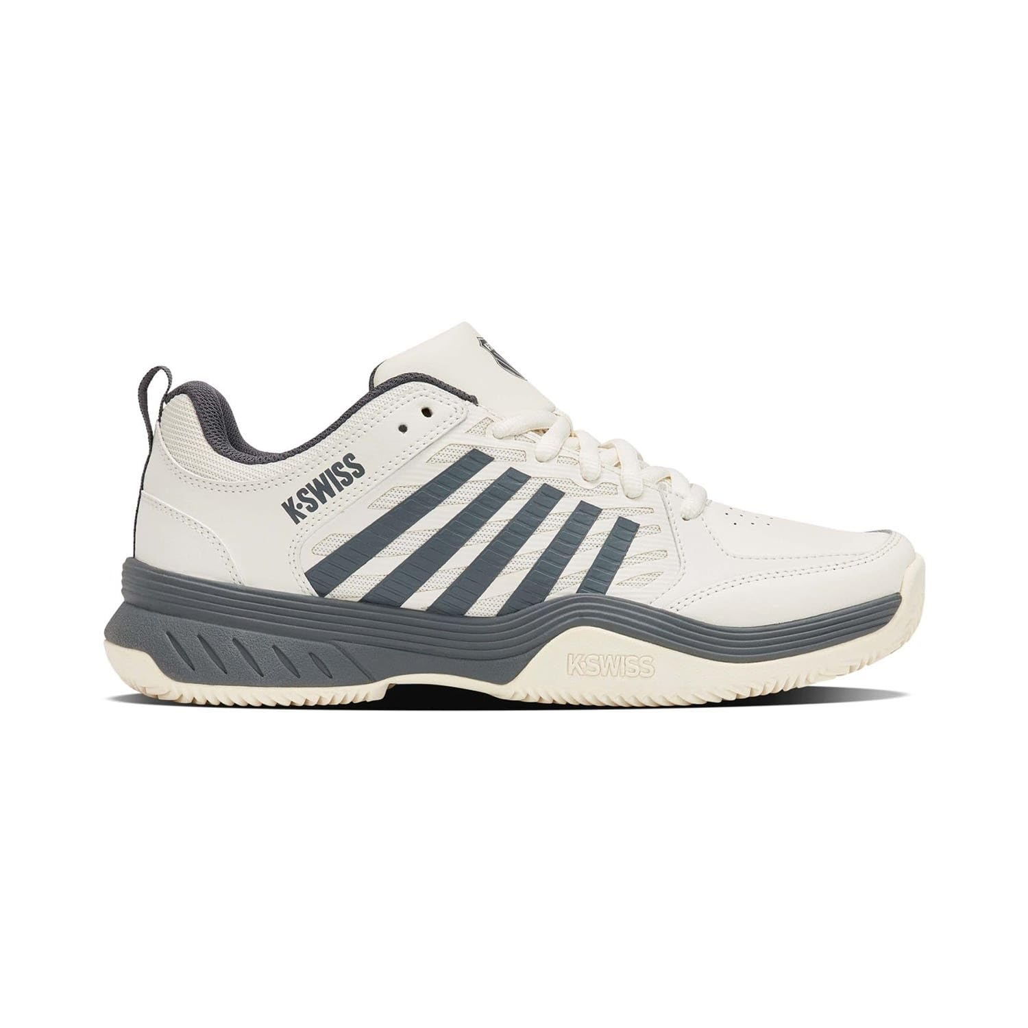K-Swiss Tennis Court Express 2 Clay Scarpe da Tennis da Uomo Egret/Turbulence 42.5