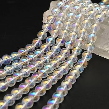 【パワーストーン　レインボーオーラ✖︎アイオライト　10mm】 Amazon.co.jp: レインボーオーラ 10mm 丸玉 オーラクォーツ