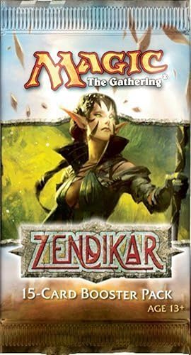 Magic the Gathering Zendikar Booster Pack 15 tarjetas