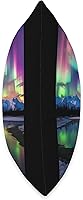 Vista 2 de Alaska Travel Souvenir Photo & Art Studio Hh River Alaska Landscape Aurora Borealis Northern Lights Vacay Merch - Almohada de 16 x 16 pulgadas