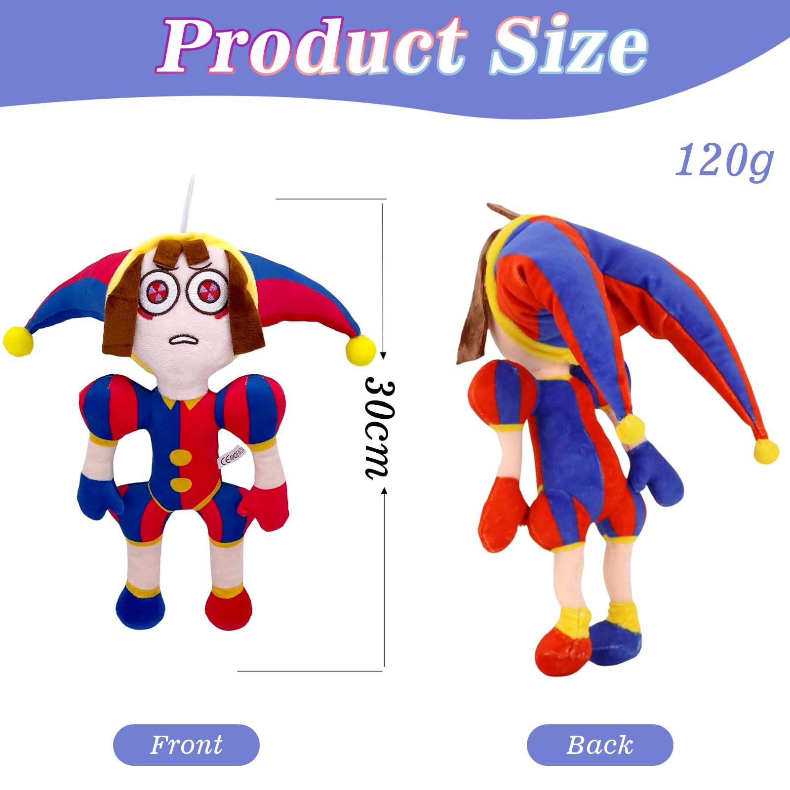 Peluche The Amazing Digital Circus, 5 Unidades De Pomni Y Ja | Cuotas