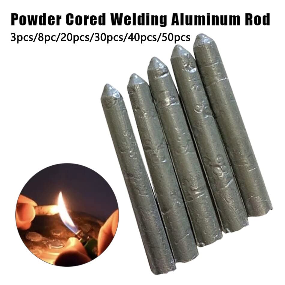 GatherTOOL Easy Melt Low Temperature Solder 78mm Length Powder Cored Welding Aluminum Rod Melt Aluminum Soldering Welding Rods No Need Solder Weld Tool (Size : 3PCS, Color : Length 78MM)