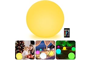 Enchanting LED Globe Orb: Illuminate Your Nights with Vibrant Outdoor Luminosity