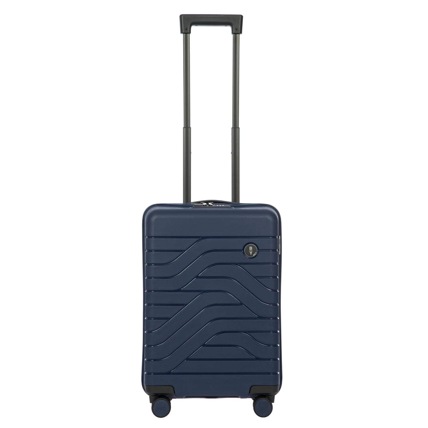 Bric's Trolley Collezione Ulisse B|Y, Valigia Bagaglio a Mano con 4 ruote, Resistente e Ultraleggera, Collegamento USB, Lucchetto TSA integrato, Dimensioni 37x55x20, Ocean Blue
