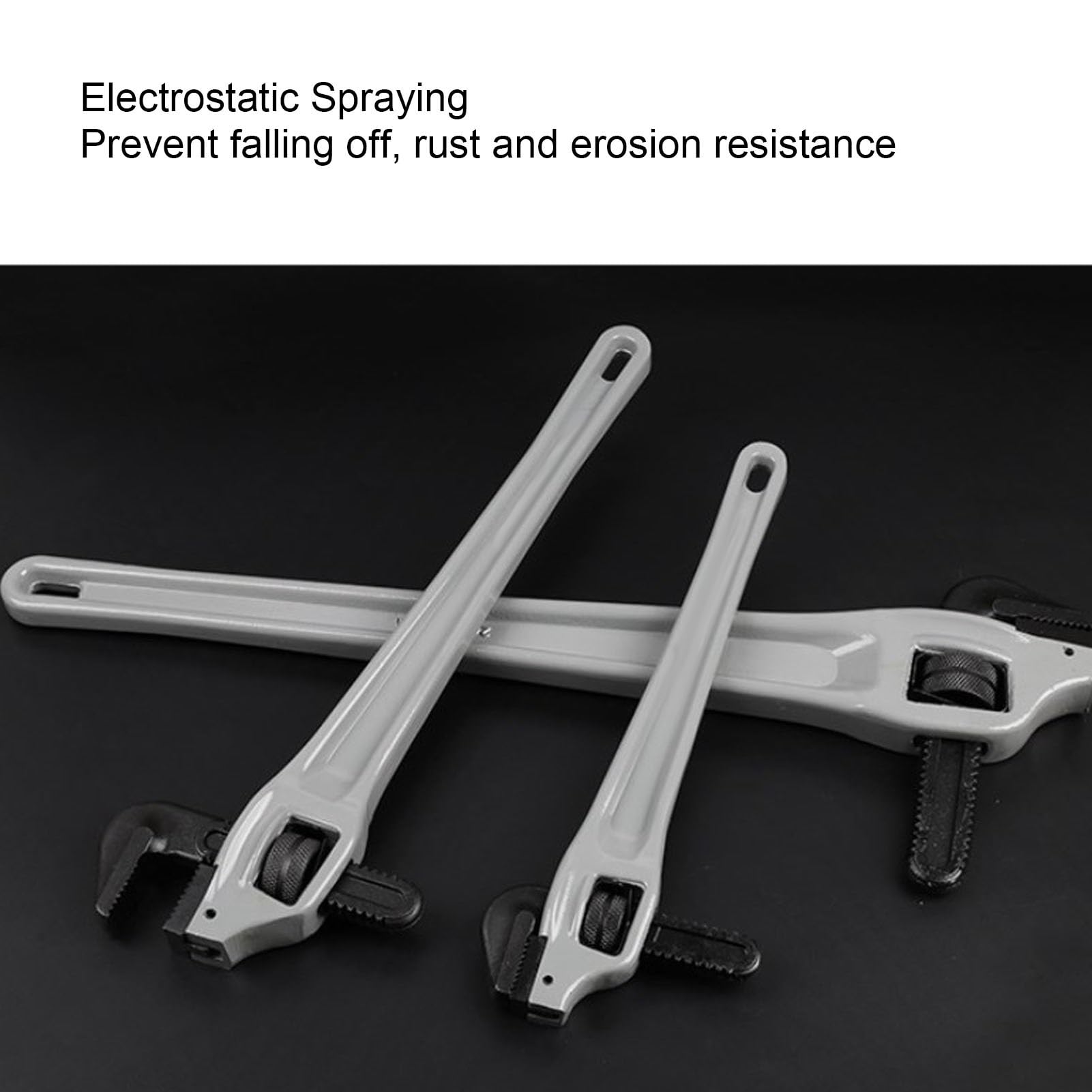 Verstellbare Rohrzange aus Robuster Aluminiumlegierung für Klempnerarbeiten, Ideal für Profis und Heimwerker (45,7 cm)