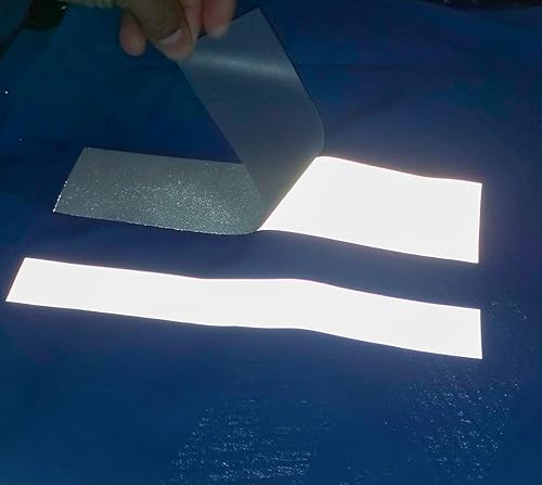 Miniatura 8 de NOZUONO Cinta de vinilo termotransferible reflectante HTV de alta visibilidad para ropa gris 1 pulgada x 20 yardas